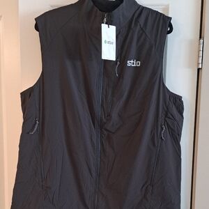 Stio Charcoal Sleeveless Jacket